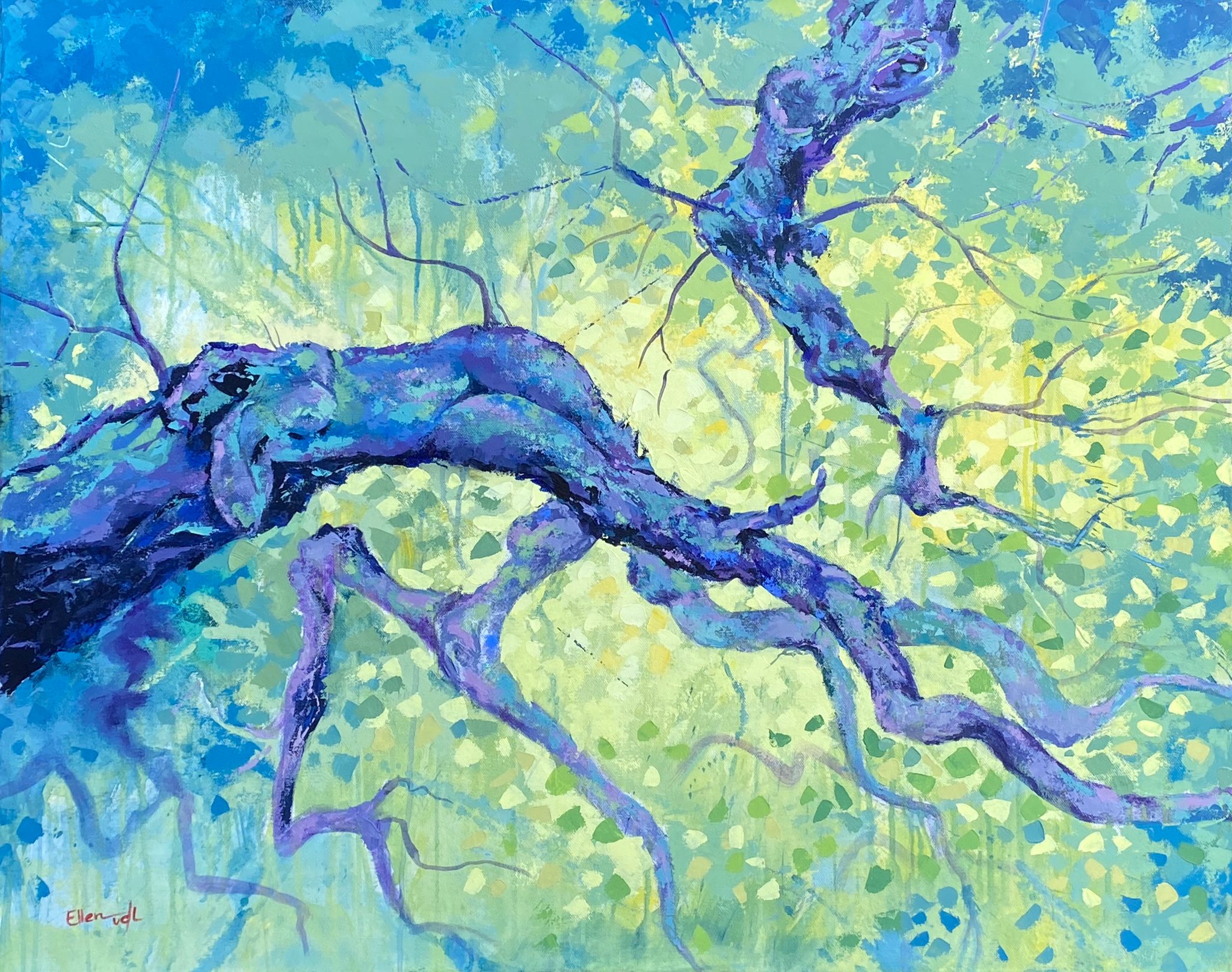 22 interconnected I Acryl auf Leinwand 80x100 cm